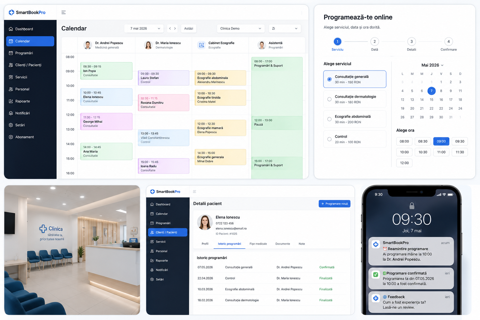 Software clinică SmartBookPro